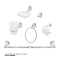 Set de Accesorios Cromados Redondo x6 Piezas